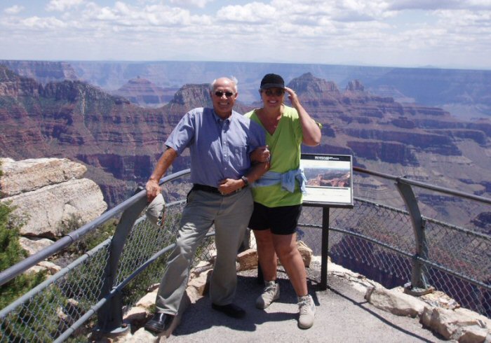 Lots of wonderful sightseeing and canyon views. This is at Imperial Point.