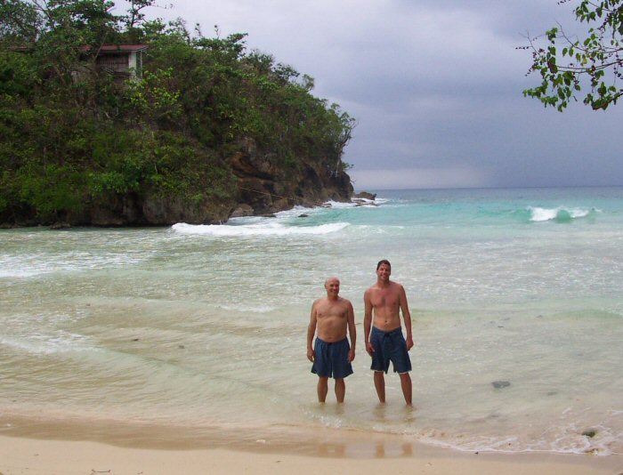 The heat and humidity made Carol and I enjoy being in the water.